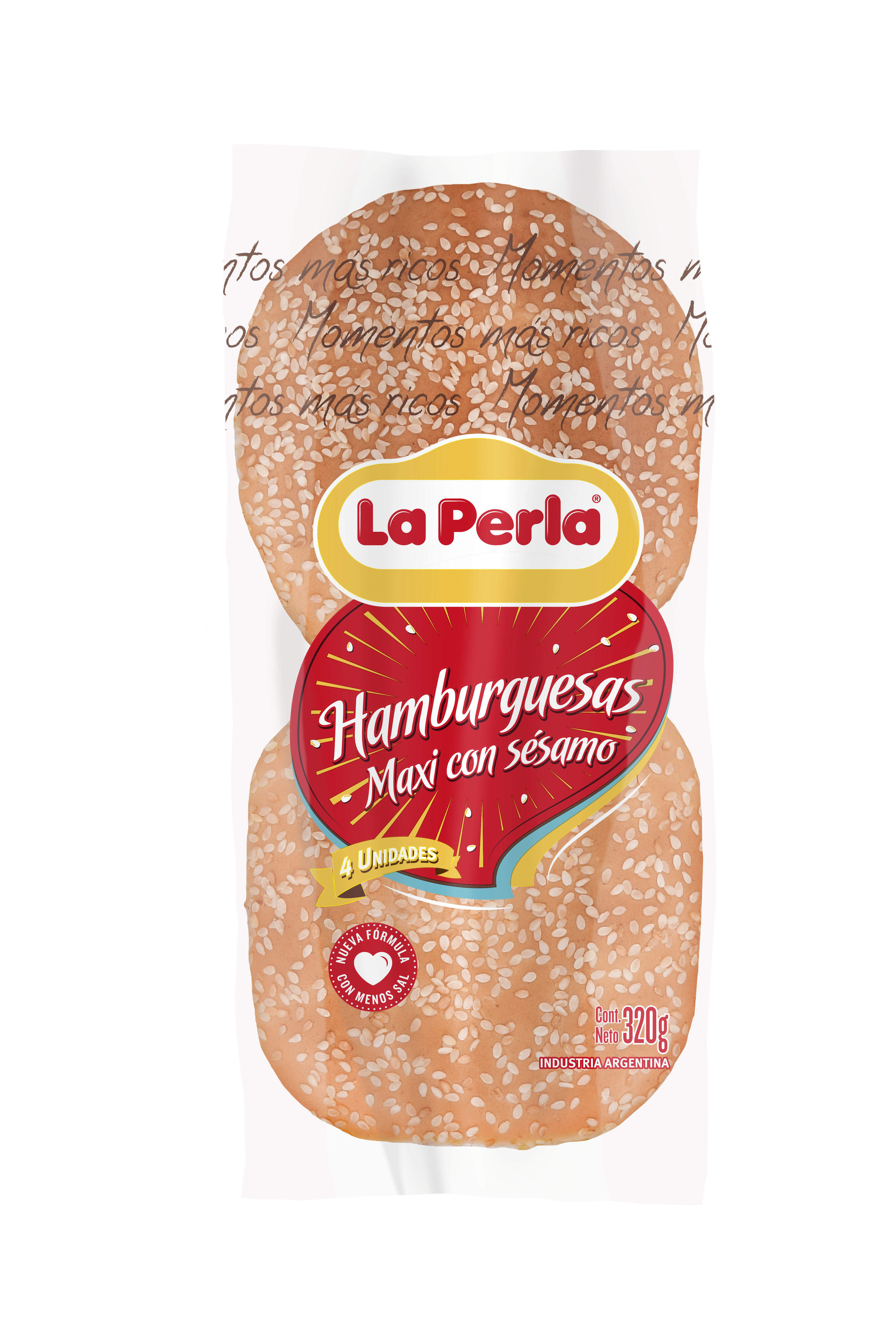 Pan de Hamburguesas Maxi con Sésamo